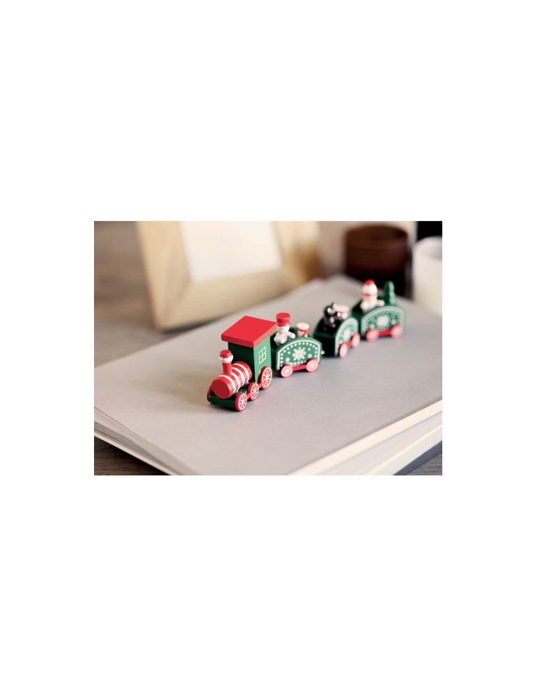 JUNA Train de Noël en bois