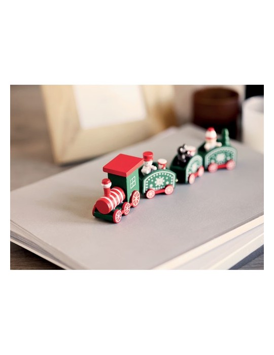 JUNA Train de Noël en bois