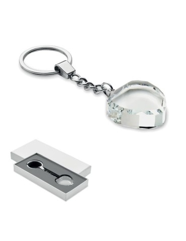 HEARTWARD Porte-clés cœur en verre