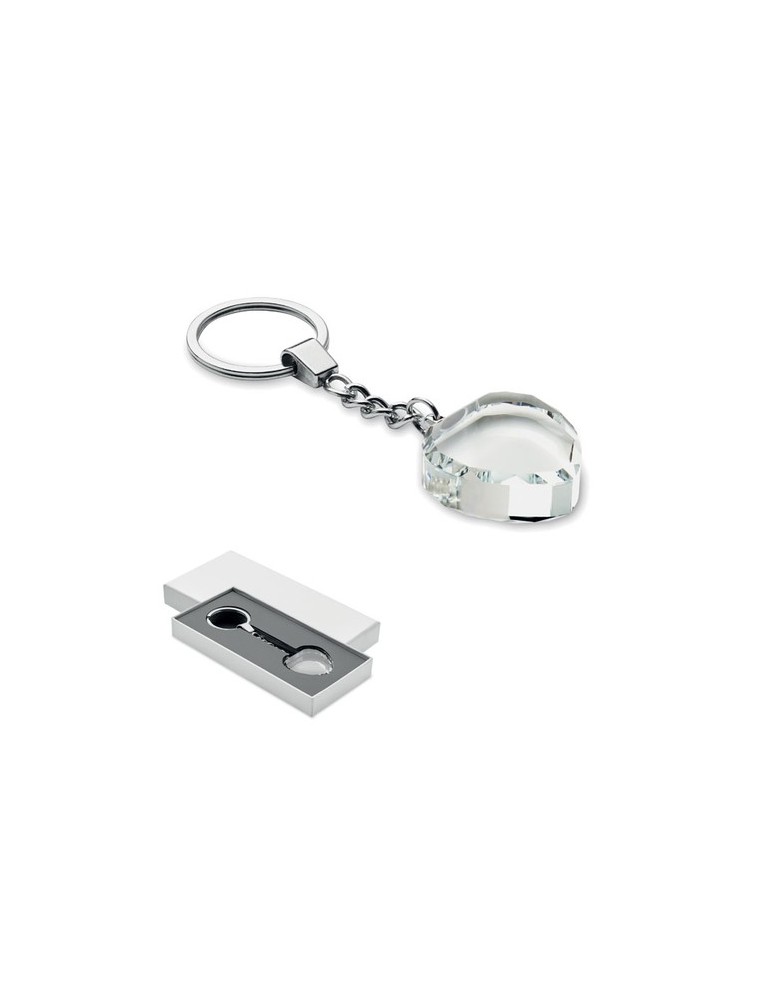 HEARTWARD Porte-clés cœur en verre