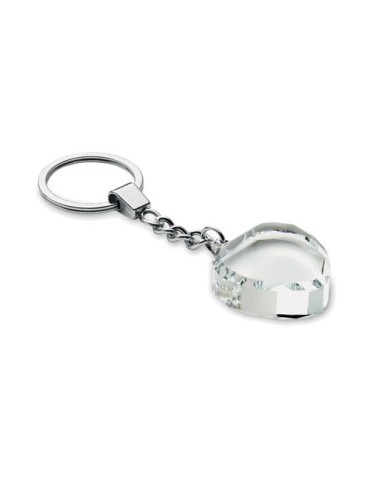 HEARTWARD Porte-clés cœur en verre 2