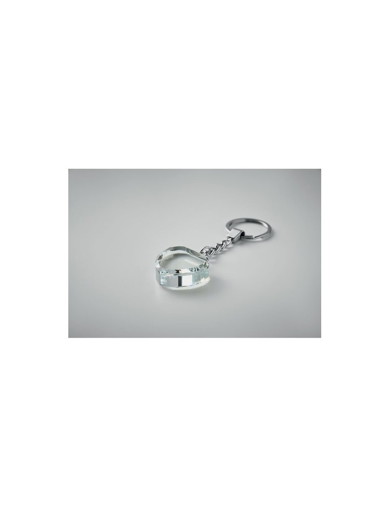 HEARTWARD Porte-clés cœur en verre