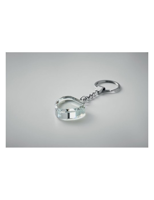 HEARTWARD Porte-clés cœur en verre