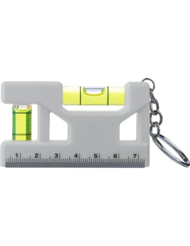 Porte-clés niveau à bulle en ABS recyclé Indira