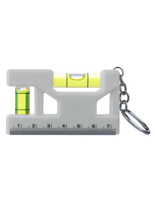 Porte-clés niveau à bulle en ABS recyclé Indira