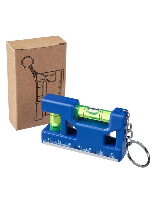 Porte-clés niveau à bulle en ABS recyclé Indira