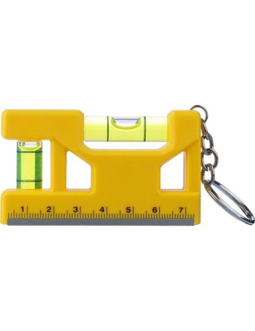 Porte-clés niveau à bulle en ABS recyclé Indira 2