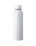Gourde simple paroi de 800 ml en acier inoxydable recyclé Talin Couleurs : blanc Matières : acier inoxydable recyclé