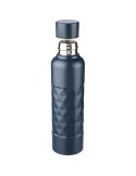 Gourde simple paroi de 800 ml en acier inoxydable recyclé Talin Couleurs : noir Matières : acier inoxydable recyclé marquage las