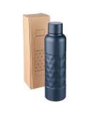 Gourde simple paroi de 800 ml en acier inoxydable recyclé Talin Couleurs : noir Matières : acier inoxydable recyclé goodies pers