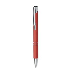 Stylo à bille  en aluminium recyclé personnalisable - BERN RA Matières : aluminium recyclé  Couleurs : rouge personnalisable ave