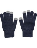 Gants munis de 3 embouts recyclé Elena Matières : élasthanne Couleurs : noir goodies publicitaire événementiel