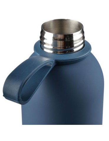 Gourde double paroi de 500 ml en acier inoxydable recyclé Sena Matières : acier inoxydable Couleurs : gris cadeau client origina