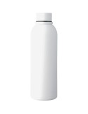 Gourde double paroi de 500 ml en acier inoxydable recyclé Sena Matières : acier inoxydable Couleurs : blanc personnalisable avec