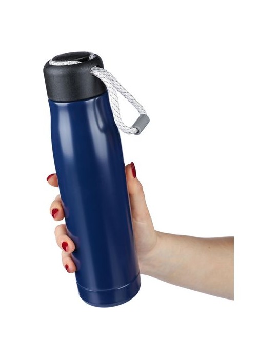 Gourde double paroi de 500 ml en acier inoxydable recyclé Solene