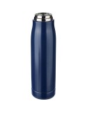 Gourde double paroi de 500 ml en acier inoxydable recyclé Solene Matières : polyester Couleurs : bleu cadeau collaborateur premi