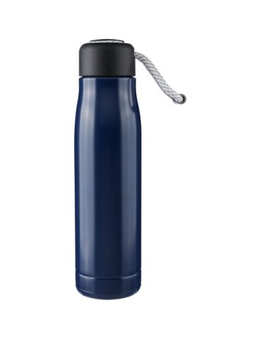 Gourde double paroi de 500 ml en acier inoxydable recyclé Solene Matières : polyester Couleurs : rouge cadeau collaborateur prem