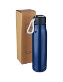 Gourde double paroi de 500 ml en acier inoxydable recyclé Solene Matières : polyester Couleurs : rouge cadeau affaires élégant