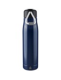 Gourde double paroi de 500 ml en acier inoxydable recyclé Solene Matières : polyester Couleurs : noir accessoire événementiel un