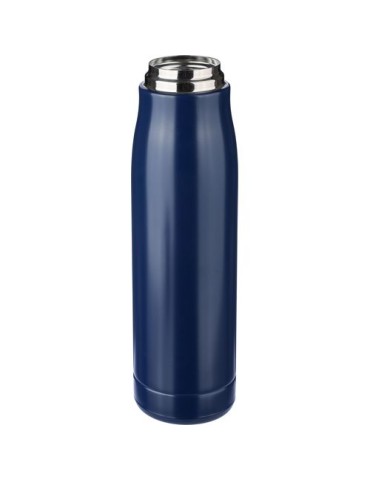 Gourde double paroi de 500 ml en acier inoxydable recyclé Solene Matières : polyester Couleurs : noir objet promotionnel éco-res