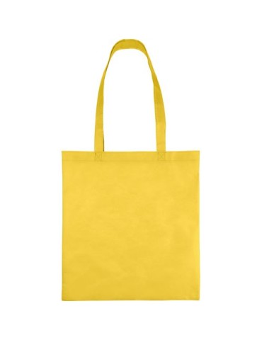 Sac shopping en non tissé 80 g/m2 Taye Matières : non tissé Couleurs : jaune marquage laser ultra précis