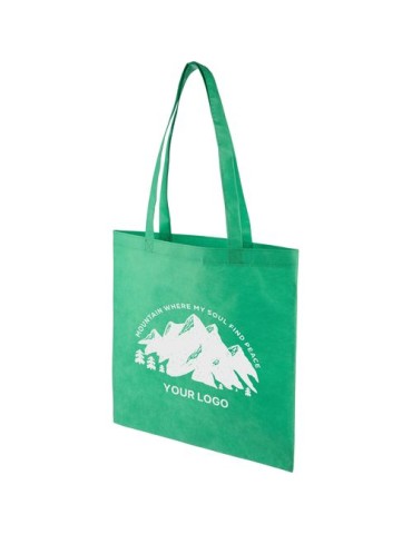 Sac shopping en non tissé 80 g/m2 Taye Matières : non tissé Couleurs : kaki cadeau entreprise pas cher