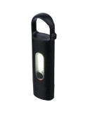 Mini lampe de poche en ABS recyclé Zai Matières : caoutchouc Couleurs : noir livraison express 24h 48h