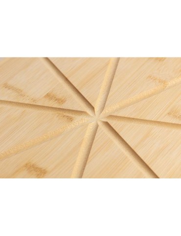 Planche à pizza en bambou Vale Matières : bambou Couleurs : brun impression logo haute qualité