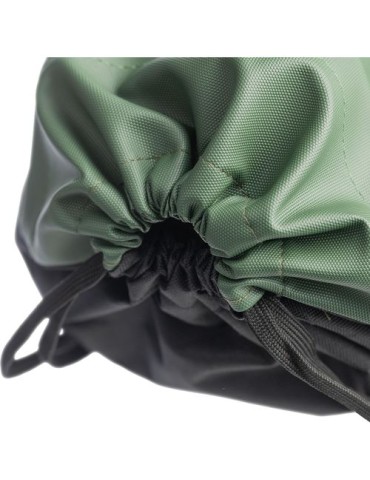 Sac à dos en polyester rPET 600D Auri Matières : polyester Couleurs : noir marquage laser ultra précis
