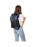Sac à dos roll-top en polyester 600D Yani Matières : polyester Couleurs : bleu cadeau client original