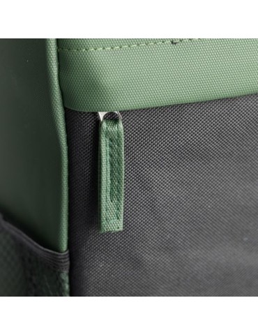Sac à dos roll-top en polyester 600D Yani Matières : polyester Couleurs : noir personnalisation sur mesure