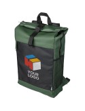 Sac à dos roll-top en polyester 600D Yani Matières : polyester Couleurs : noir livraison express 24h 48h