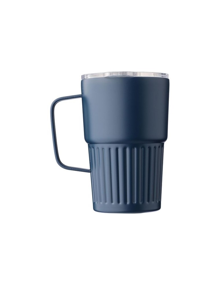 Mug nomade double paroi en acier inoxydable recyclé de 450 ml Calo