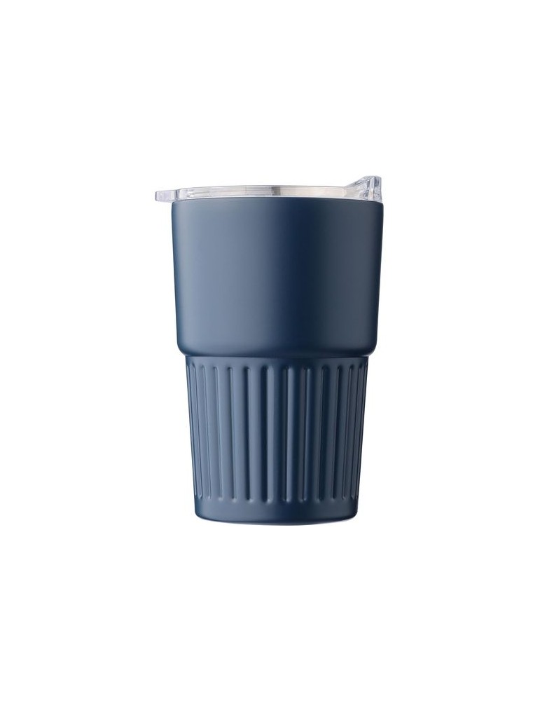 Mug nomade double paroi en acier inoxydable recyclé de 450 ml Calo