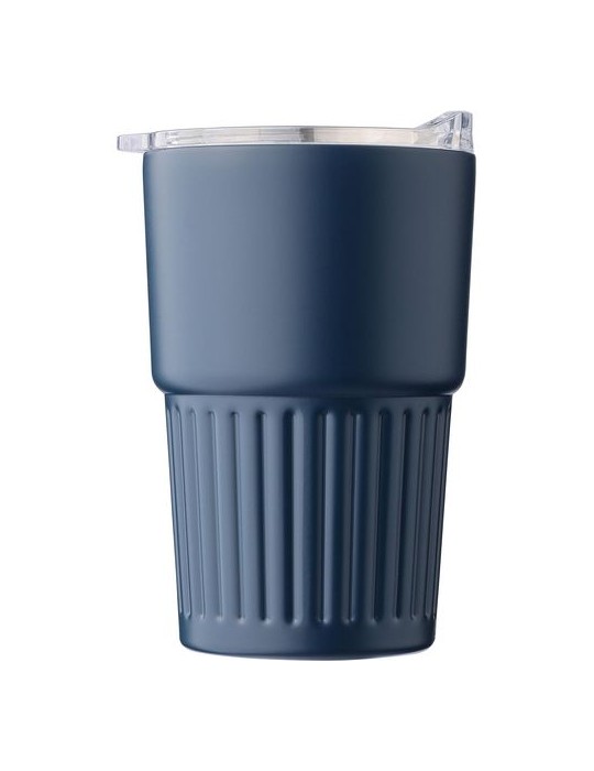 Mug nomade double paroi en acier inoxydable recyclé de 450 ml Calo
