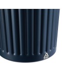 Mug nomade double paroi en acier inoxydable recyclé de 450 ml Calo Matières : silicone Couleurs : bordeaux personnalisation rapi