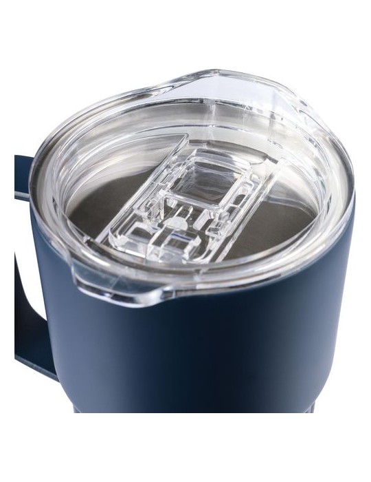 Mug nomade double paroi en acier inoxydable recyclé de 450 ml Calo