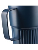 Mug nomade double paroi en acier inoxydable recyclé de 450 ml Calo Matières : silicone Couleurs : vert goodies personnalisé en s