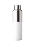 Bouteille double paroi de 600 ml en acier inoxydable recyclé Esen Couleurs : blanc Matières : acier inoxydable recyclé
