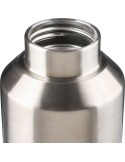 Bouteille double paroi de 600 ml en acier inoxydable recyclé Esen Couleurs : blanc Matières : acier inoxydable recyclé goodies e