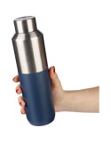 Bouteille double paroi de 600 ml en acier inoxydable recyclé Esen Couleurs : bleu Matières : acier inoxydable recyclé marquage c