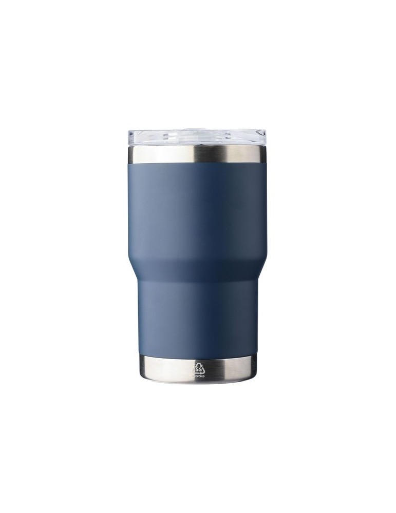 Mug nomade double paroi en acier inoxydable recyclé de 350 ml Ayen