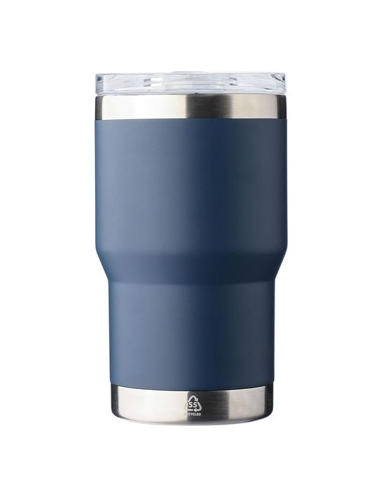 Mug nomade double paroi en acier inoxydable recyclé de 350 ml Ayen