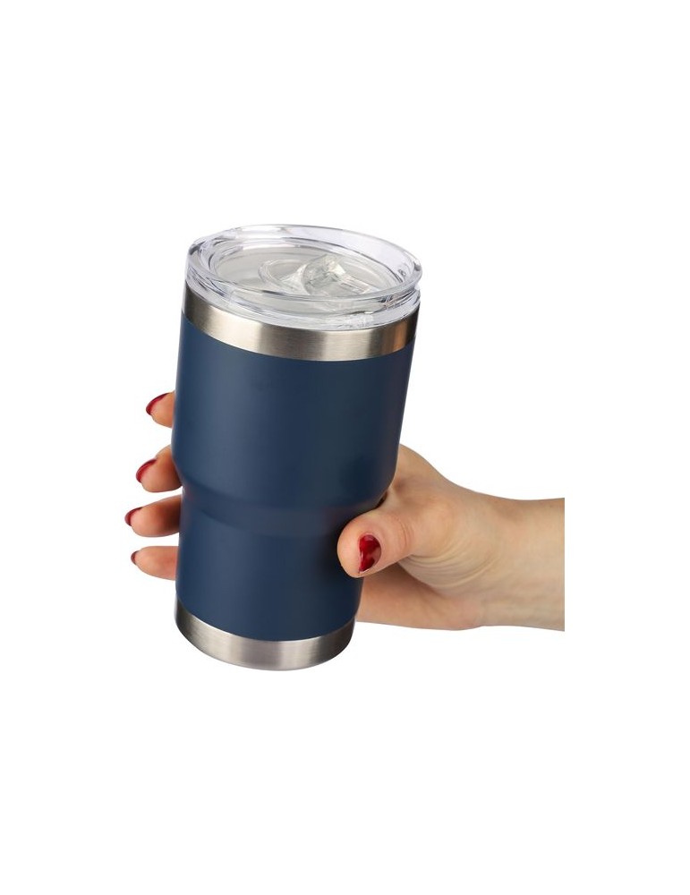 Mug nomade double paroi en acier inoxydable recyclé de 350 ml Ayen