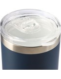Mug nomade double paroi en acier inoxydable recyclé de 350 ml Ayen Matières : silicone Couleurs : beige cadeau affaires élégant