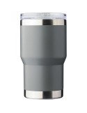 Mug nomade double paroi en acier inoxydable recyclé de 350 ml Ayen Matières : silicone Couleurs : gris cadeau entreprise pas che