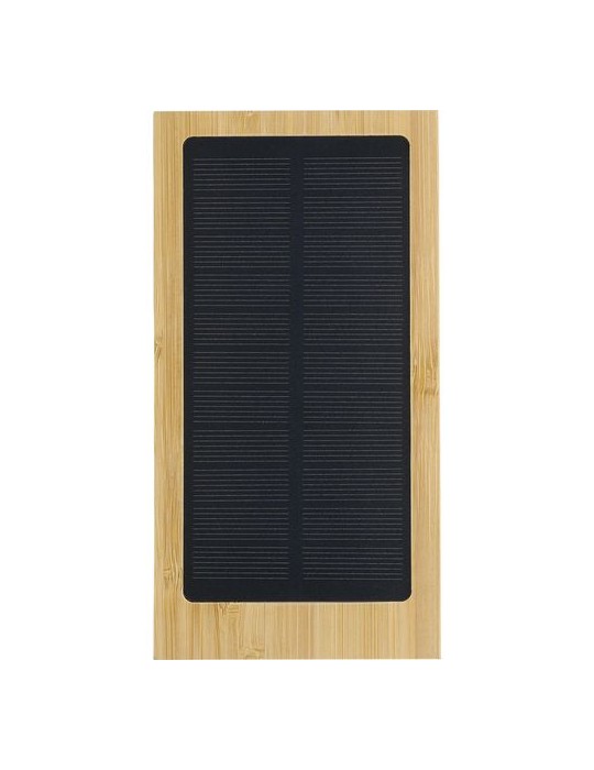Power bank solaire en bambou Elz