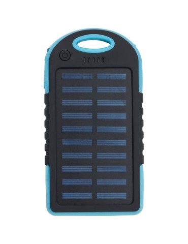 Power bank solaire en ABS et gomme Arin