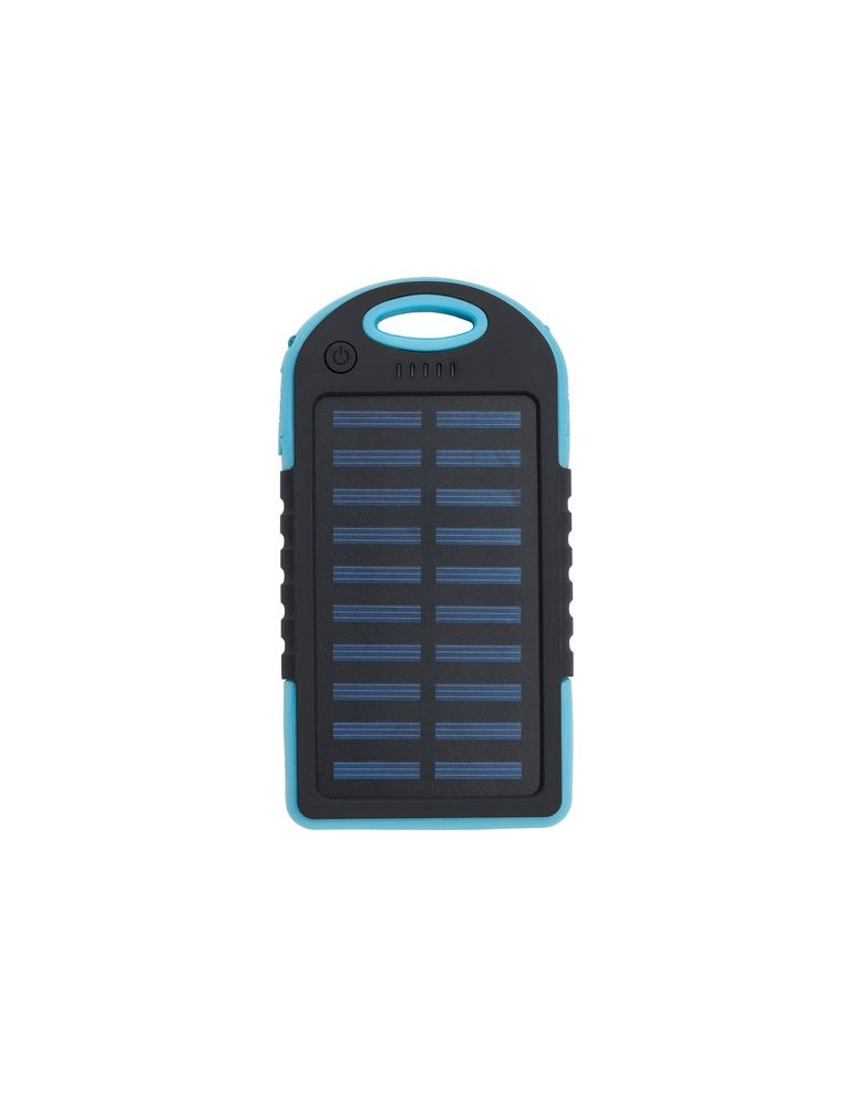 Power bank solaire en ABS et gomme Arin