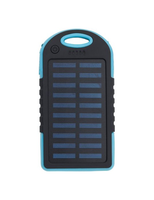 Power bank solaire en ABS et gomme Arin